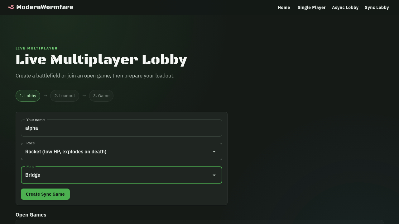 Sync lobby